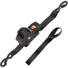 image:imageVEVOR Retractable Ratchet Straps 2 in x 10 ft Tie Down Straps with S Hooks 3033 lbs Break Strength 2 Soft Loops Tie Down Ratcheting for Moving Trailers Motorcycles Kayaks Car Roof 2 Pack