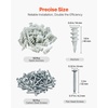 image:imageVEVOR Self Drilling Drywall Anchors 100 PCS Dry Wall Anchors and Screws Drywall Anchors Kit with Screws No Drill Hole Required Nylon Plastic Wall Anchors and Heavy Duty Metal Screws for Drywall