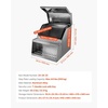 image:imageVEVOR SemiTruck Step Tool Box 24 x 275 x 254 Heavy Duty Aluminum Toolbox Side Mount Waterproof Side Storage Saddle Step Box with THandle Lock amp Keys for Semi Trucks Flatbed Trailers