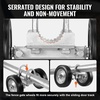 image:imageVEVOR Sliding Gate Kit 6 Rolling Gate Hardware Kit Universal Adjustable Sliding Gate Rollers Track Wheels Heavy Duty Sliding Gate Guide Roller for Sliding Gates and Rolling Door600lbs LoadBlack