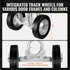 image:imageVEVOR Sliding Gate Kit 6 Rolling Gate Hardware Kit Universal Adjustable Sliding Gate Rollers Track Wheels Heavy Duty Sliding Gate Guide Roller for Sliding Gates and Rolling Door600lbs LoadBlack