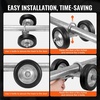 image:imageVEVOR Sliding Gate Kit 6 Rolling Gate Hardware Kit Universal Sliding Gate Rollers Track Wheels Heavy Duty Sliding Gate Guide Roller for Sliding Gates and Rolling Door600 lbs Max LoadBlackRoller NonAdjustable