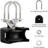 image:imageVEVOR Sliding Gate Kit Rolling Gate Hardware Kit wUShaped Wheel Groove for Cantilever Sliding Gates and Rolling Door Sliding Gate Rollers 4 Track Wheels wCover Heavy Duty Sliding RollerBlackUshaped