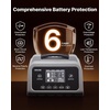 image:imageVEVOR Smart Battery Charger 12A 6V 12V 24V 36V 48V Lithium LiFePO4 LeadAcid GelAGM Car Battery Charger with LCD Display Trickle Charging Maintainer Desulfator for Car Boat Motorcycle