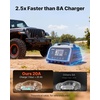 image:imageVEVOR Smart Battery Charger 20A 6V 12V 24V Lithium LiFePO4 LeadAcid GelAGM Car Battery Charger with LCD Display Trickle Charging Maintainer Desulfator for Car Boat Motorcycle Lawn Mowers