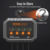 image:imageVEVOR Smart Battery Charger 25A 6V 12V 24V Ternary Lithium LiFePO4 LeadAcid GelAGM Battery Charger with 34Inch LCD Display Trickle Charging Maintainer Desulfator for Car Boat Motorcycle2A4