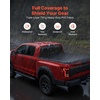 image:imageVEVOR Soft RollUp Truck Bed Tonneau Cover Compatible with 20172026 Honda Ridgeline Fits 5 ft 5 ft 4 in64 in Bed TripleLayer HeavyDuty PVC Tonneau Cover with Three Aluminum Alloy Support Bars