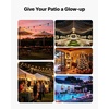 image:imageVEVOR String Light Hanging Kit 165 ft 304 7 x 7 332 Inch Stainless Steel Wire Cable 450 lbs Breaking Strength Steel Cable for Deck Railing System Garden Trellis String Lights165ft