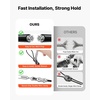 image:imageVEVOR String Light Hanging Kit 165 ft 304 7 x 7 332 Inch Stainless Steel Wire Cable 450 lbs Breaking Strength Steel Cable for Deck Railing System Garden Trellis String Lights165ft