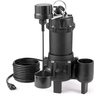 image:imageVEVOR Submersible Sewage Pump 13 HP 3000 GPH Cast Iron SewageEffluent Pump with Automatic Float Switch 15Inch NPT Discharge 120V 25 ft Lift for Basement Septic Tank Residential Sump Basin20 Npt Discharge