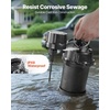 image:imageVEVOR Submersible Sewage Pump 13 HP 3000 GPH Cast Iron SewageEffluent Pump with Automatic Float Switch 15Inch NPT Discharge 120V 25 ft Lift for Basement Septic Tank Residential Sump Basin20 Npt Discharge