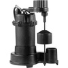image:imageVEVOR Submersible Sewage Pump 13 HP 3000 GPH Cast Iron SewageEffluent Pump with Automatic Float Switch 15Inch NPT Discharge 120V 25 ft Lift for Basement Septic Tank Residential Sump Basin15 Npt Discharge
