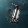 image:imageVEVOR Submersible Sump Pump 075HP 5000GPH 28 FT Lift Cast Iron Sewage Water Pump with 10 ft Power Cord and Automatic Float Switch Stainless Steel for Clean Flooded Basement Yard Farm Sewer