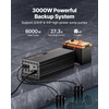 image:imageVEVOR Sump Pump Battery Backup System 1500W Auto Switches to Battery Inverter for Continuous Sump Pump Operation Pure Sine Wave LCD Display for Basement Protection Emergency and Power Outage3000W