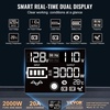 image:imageVEVOR Sump Pump Battery Backup System 1500W Auto Switches to Battery Inverter for Continuous Sump Pump Operation Pure Sine Wave LCD Display for Basement Protection Emergency and Power Outage2000W