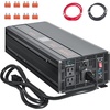 image:imageVEVOR Sump Pump Battery Backup System 1500W Auto Switches to Battery Inverter for Continuous Sump Pump Operation Pure Sine Wave LCD Display for Basement Protection Emergency and Power Outage2500W