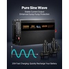 image:imageVEVOR Sump Pump Battery Backup System 1500W Auto Switches to Battery Inverter for Continuous Sump Pump Operation Pure Sine Wave LCD Display for Basement Protection Emergency and Power Outage1500W