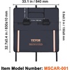 image:imageVEVOR Tailgate Bike Pad 33 Truck Tailgate Pad Carry 2 Mountain Bikes Tailgate Protection Pad with Reflective Strips and Tool Pocket Universal Tailgate Pad for SmallSize Pickup Trucks