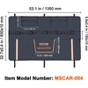 image:imageVEVOR Tailgate Bike Pad 53 Truck Tailgate Pad Carry 5 Mountain Bikes Tailgate Protection Pad with Reflective Strips and Tool Pockets Tailgate Pad with Camera Opening for MidSize Pickup Trucks