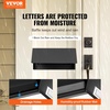 image:imageVEVOR Through The Door Key Drop Box Heavy Duty Steel Through The Door Mailbox with 12 Combination Lock Mail Drop Box BlackBlack