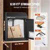 image:imageVEVOR Through The Door Key Drop Box Heavy Duty Steel Through The Door Mailbox with 12 Combination Lock Mail Drop Box BlackBlack