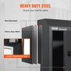 image:imageVEVOR Through The Door Key Drop Box Heavy Duty Steel Through The Door Mailbox with 12 Combination Lock Mail Drop Box BlackGray