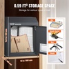 image:imageVEVOR Through The Door Key Drop Box Heavy Duty Steel Through The Door Mailbox with 12 Combination Lock Mail Drop Box BlackGray