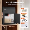 image:imageVEVOR Through The Door Key Drop Box Heavy Duty Steel Through The Door Mailbox with 18 12 Key Lock 12x6x16 Mail Drop Box Black
