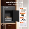image:imageVEVOR Through The Wall Drop Box Deposit Safe 13x7x17 Rainproof Heavy Duty Steel Mailbox with Combination Lock for Wall Thickness 2879 Home Office Locking Wall Mount Mail Drop Box Black