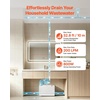 image:imageVEVOR Utility Sink Pump 350W 7200Lh Flow 262 ft  8 m Head Drain Pump Waste Water Disposal Machine with 3 Inlets Portable amp Powerful Performance for Basement Kitchen Sink Shower Gray Water800W Utility Sink Pump