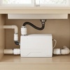 image:imageVEVOR Utility Sink Pump 350W 7200Lh Flow 262 ft  8 m Head Drain Pump Waste Water Disposal Machine with 3 Inlets Portable amp Powerful Performance for Basement Kitchen Sink Shower Gray Water350W Utility Sink Pump