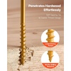 image:imageVEVOR Wood Screws 350 PCS 10 x 3Inch AntiRust Coated Exterior Deck Screw TorxT25 Star Drive Metal RustResistant Outdoor Decking Screws with 2 Screw Connectors for Decking Fencing Framing8 x 2