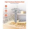 image:imageVVEOR Screws 8 x 34 inch Length Self Drilling Drywall to Wood Screw All Purpose HighHardness Stainless Steel Wall Anchors with a Phillips Drill Bit Cross Slot for Home Renovation300 per Box