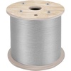 image:imageVEVOR 14 Stainless Steel Cable 200FT T304 7x19 Tighter Core Cable Railing System Wire Rope Aircraft Deck Railing Kit Fence WireT304 200FT