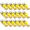 image:imageVEVOR 18PCS E Track Ratchet Strap 2 x 15ETrack Straps 4400 LBS Breaking Strength Polyester Webbing amp Spring Fitting amp Ratchets Durable TieDowns for Tires Motorcycles Trailers Loads Yellow  4400 LBS Breaking Strength Polyester Webbing Spring Fitting amp Ratchets For Tires Motorcycles Trailers Loads Yellow2 x 15