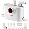 image:imageVEVOR 500W Macerator Pump 29 GPM Flow 26 ft8 m Head Macerator Sewerage Toilet Pump with 4 Water Inlets Waste Water Disposal Upflush Machine for Toilet Basement Shower Sink Laundry Bathtub500W