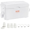 image:imageVEVOR 500W Macerator Pump 29 GPM Flow 26 ft8 m Head Macerator Sewerage Toilet Pump with 4 Water Inlets Waste Water Disposal Upflush Machine for Toilet Basement Shower Sink Laundry Bathtub350W Sink Sewage Pump