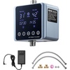 image:imageVEVOR Digital Smart Instant Hot Water Recirculating Pump Kit with Builtin Thermostat Timer Digital Screen Under Sink Recirculation Circulation Circulator Pump System for House Water Heaters