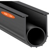 image:imageVEVOR Garage Door Seals Bottom Rubber U Shape O Ring Garage Door Weather Stripping Universal Weatherproof Threshold Buffering Sealing Rubber 516 inch TEnds and 3 34 inch Width 20 Ft Black10 Ft