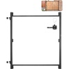 image:imageVEVOR Gate Building Kit Fits 60 to 96 in Wide Openings Up from 6 to 7 ft High Fence Adjustable Gate Building Kit Anti Sag Full Gate Frame Kit with Latch Lock Screw for Wooden Fence Iron Black6096 wide openings  67 high