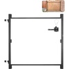 image:imageVEVOR Gate Building Kit Fits 60 to 96 in Wide Openings Up from 6 to 7 ft High Fence Adjustable Gate Building Kit Anti Sag Full Gate Frame Kit with Latch Lock Screw for Wooden Fence Iron Black6096 wide openings  45 high