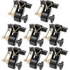 image:imageVEVOR Ladder Rack Ratchet Straps 14 Black Square Tube Mount 15 Wide x 75 Long Black Ladder Rack Straps with Double JHooks 500 lbs Load Heavy Duty Cargo Buckle Lock Strap 2 PackBlack Square Tube8 Pack
