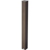 image:imageVEVOR Mailbox Post 43 x 4 x 4 Inches Steel InGround Mounting Mail Box Stand with Powder Coating Surface Heavy Duty Metal Post Sleeve Kit for Outside Curbside Residential Use Easy Install BronzeBronze