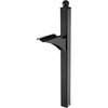image:imageVEVOR Mailbox Post 43 x 4 x 4 Inches Steel InGround Mounting Mail Box Stand with Powder Coating Surface Heavy Duty Metal Post Sleeve Kit for Outside Curbside Residential Use Easy Install BronzeBlackSingle Arm