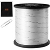 image:imageVEVOR Polyester Pull Tape 12 x 5249 Mule Tape Flat Rope 1250 lbf Tensile Capacity Printed Webbing Cable Pulling Tape for Packaging Gardening Commercial Electrical Conduit Work White5249 x 12