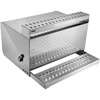 image:imageVEVOR SemiTruck Step Tool Box 31 x 30 x 19 Heavy Duty Aluminum Diamond Plate Toolbox Waterproof Cab Entry Step Storage Box with ShockAbsorbing Latch for Flatbed Crane and Semi Trucks