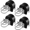 image:imageVEVOR Sliding Gate Kit Rolling Gate Hardware Kit wUShaped Wheel Groove for Cantilever Sliding Gates and Rolling Door Sliding Gate Rollers 4 Track Wheels wCover Heavy Duty Sliding RollerBlackUshaped