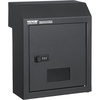 image:imageVEVOR Through The Door Key Drop Box Heavy Duty Steel Through The Door Mailbox with 12 Combination Lock Mail Drop Box BlackGray