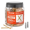image:imageVEVOR Wood Screws 350 PCS 10 x 3Inch AntiRust Coated Exterior Deck Screw TorxT25 Star Drive Metal RustResistant Outdoor Decking Screws with 2 Screw Connectors for Decking Fencing Framing10 x 3