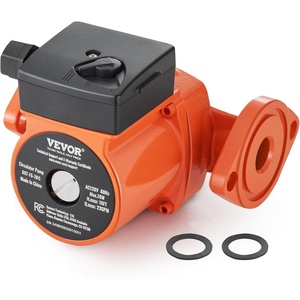 image:imageVEVOR 007F57IFC 23 GPM Cast Iron Circulation Pump 1 NPT Flange 3Speed Hot Water Recirculating Pump Quiet Operation Circulator Pump for Floor HeatingHome Water heater System16 ft  23 GPM